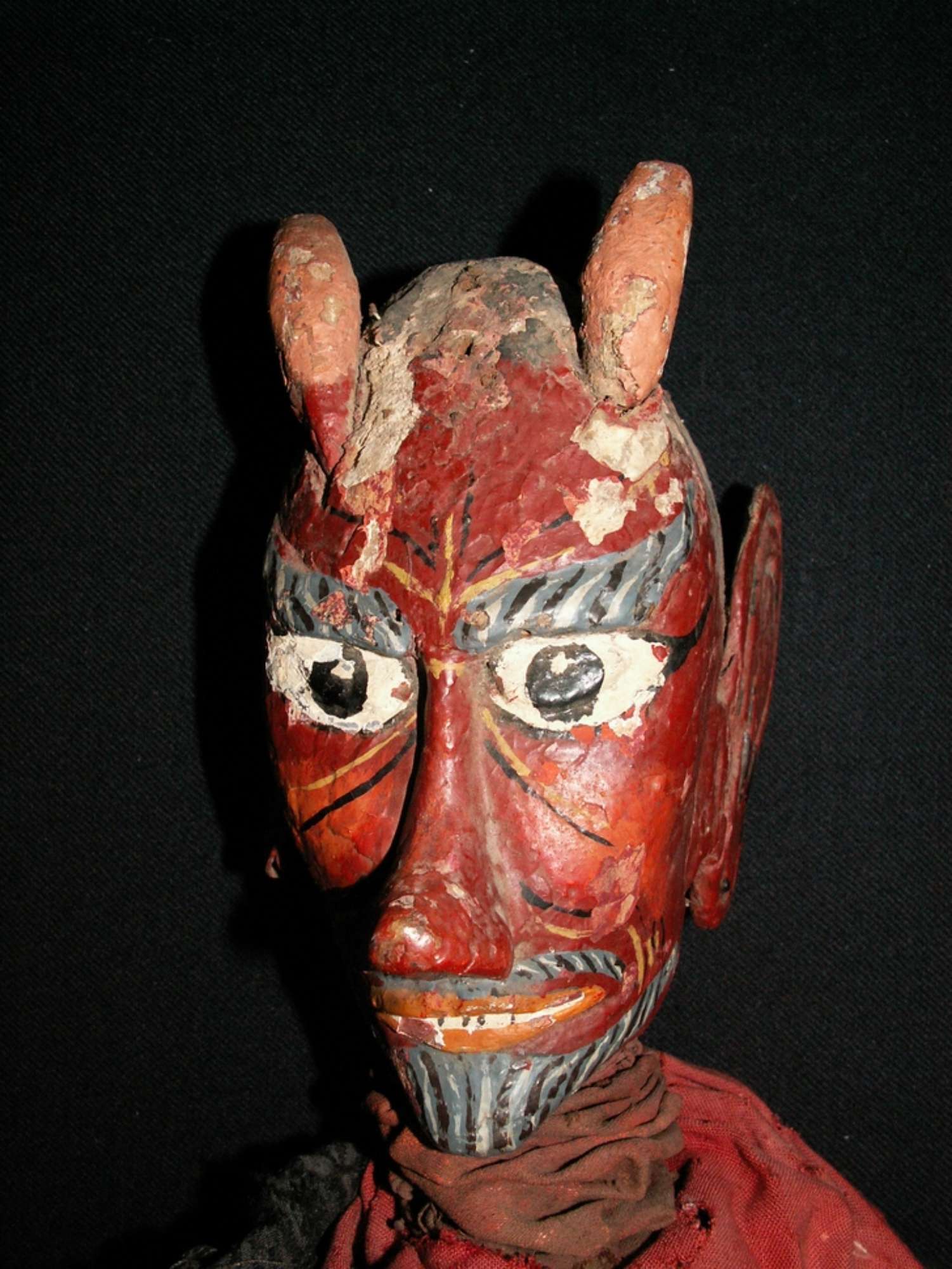 Volto prima del restauro